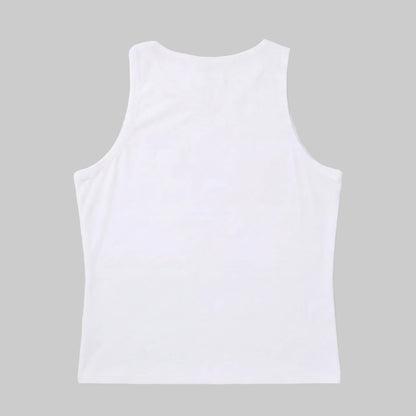LUCA Meander women's cycling vest in white, back flat lay