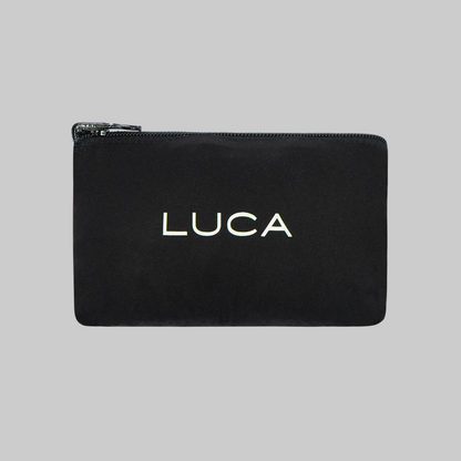 LUCA Breeze Gilet packed into its own back pocket pouch